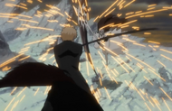 Ichigo fights with Dark Rukia.