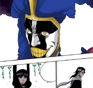Mayuri vows to plunge Ichigo into the depths of terror for his comment.