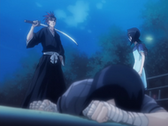 Renji defeats Uryū.