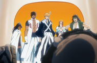 Ganju and his friends discover Ichibe'e Hyōsube's remains.