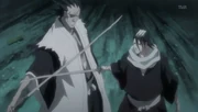 Byakuya y Kenpachi