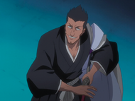 Isshin challenges Grand Fisher to test his strength.