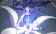 Gin tries to take the Hōgyoku from Aizen.