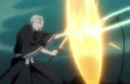 Izuru uses Enkōsen against Kazeshini.