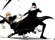 Don Kanonji pushes Ichigo aside.