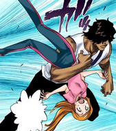 Sado grabs Orihime.