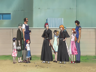 Renji and his friends prepare to depart for the Bount hideout.