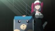 Riruka shows off her Fish Tank.