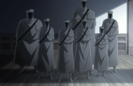 The uniforms worn by the messengers who declared war on Soul Society on Yhwach's behalf.