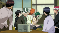 Uryu y los demas con Nozomi