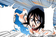 Rukia demands to know why Ichigo came back.