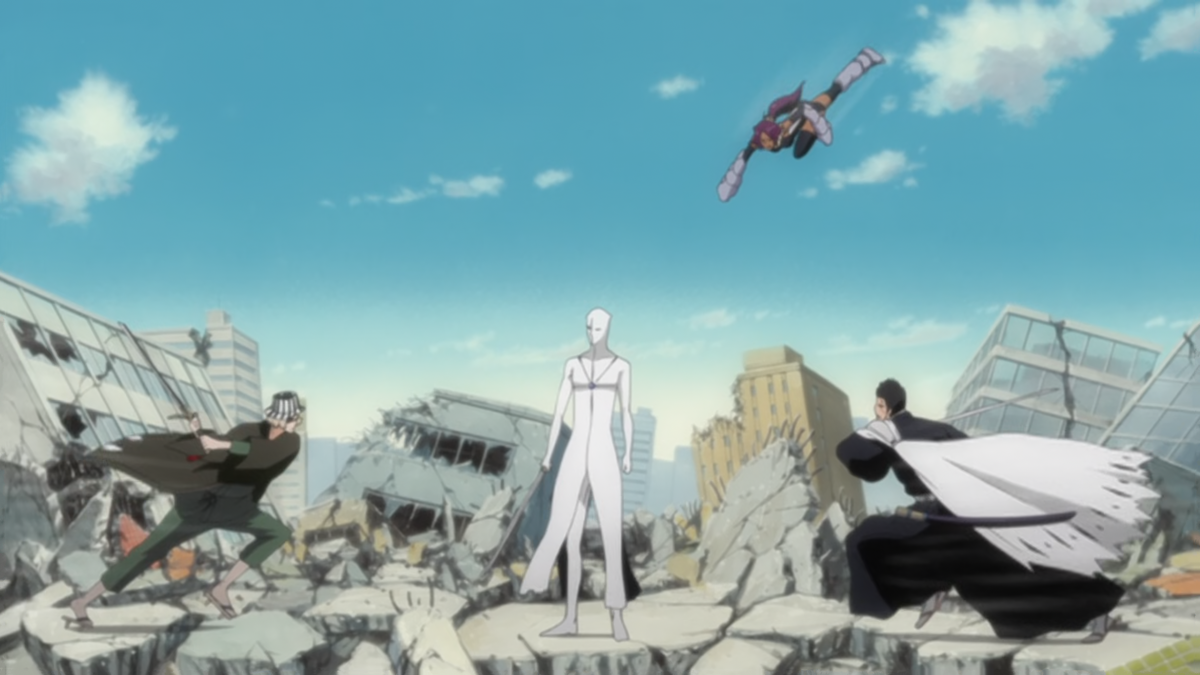 Isshin Kurosaki, Kisuke Urahara, & Yoruichi Shihōin vs. Sōsuke Aizen