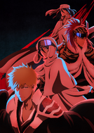 Byakuya, Ichigo, Rukia, and Renji on the sixth key visual.