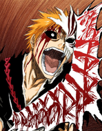 Zangetsu takes control of Ichigo's body during his battle against Hiyori Sarugaki.