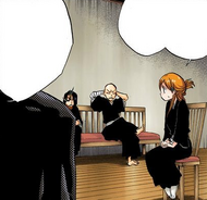 Orihime tells Ikkaku Madarame that she is not sure if Ichigo is alive.