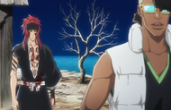 Nimaiya tells Renji that they both know Ichigo had no chance of passing the test.