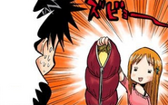 Orihime tricks Tatsuki into thinking she has been living on the streets.