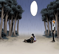 Rukia thanks Ichigo for not dying.