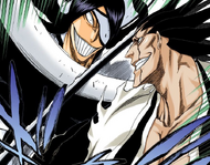 Nnoitra and Kenpachi clash fiercely.