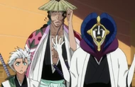 The captains are stunned by Rangiku and Nanao.