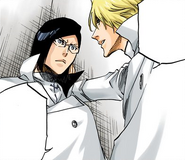 Haschwalth explains Yhwach's soul-sharing powers to Uryū.