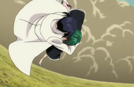 Uryū saves Nozomi.