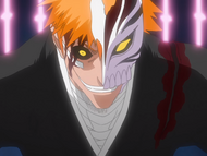 Zangetsu possessing Ichigo Kurosaki.