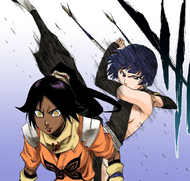 Suì-Fēng appears behind Yoruichi.