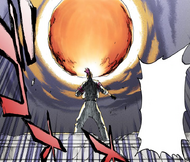 Bazz-B is alarmed by the sight of Gremmy Thoumeaux's meteorite falling on the city.