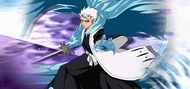 Hitsugaya using the original form of his Bankai.