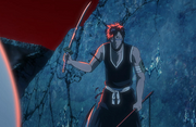 Hisagi toma la espada de Byakuya