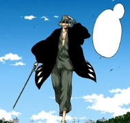 Urahara arrives at the fight against Luppi Antenor.