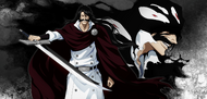 Promotional art for Yhwach in his base and Soul King forms.