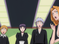 Isane and the other members of the Shinigami Women's Association learn of their fundraising task.