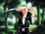 Saidō prepares to use force against Rukia when he learns that she will not come with him peacefully.