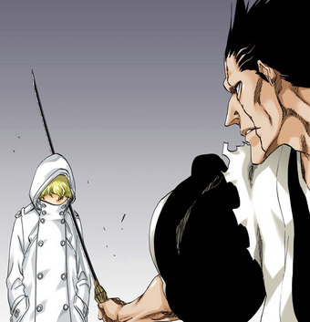 Kenpachi Zaraki Bleach Wiki Fandom Prior to becoming the kenpachi, kiganjo's name was gosuke kiganjo (鬼厳城 五助, kiganjo gosuke ). kenpachi zaraki bleach wiki fandom