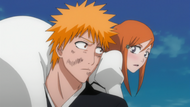 O190 Orihime zawstydzona zachowaniem Ichigo