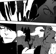 Isshin es atacado por Aizen.