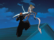 Shinji fights Ichigo.