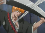 Kenpachi cuts through Zanpakuto-1-