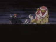 Ichigo collides with Pesche and Dondochakka.