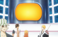 Orihime learns that the pillar in the laboratory is actually a replica of the Kakaku Taihō.