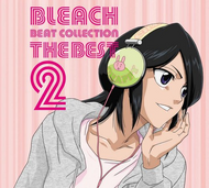 Rukia on the cover of the second volume of the Bleach Beat Collection The Best series.