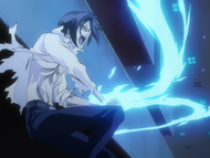 Uryū Ishida initiates Gritz.