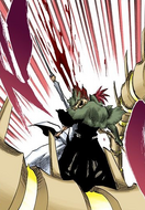 Yylfordt slashes Renji across the chest.