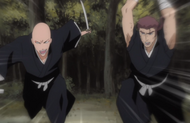 Ikkaku and Seizo Harugasaki attack.