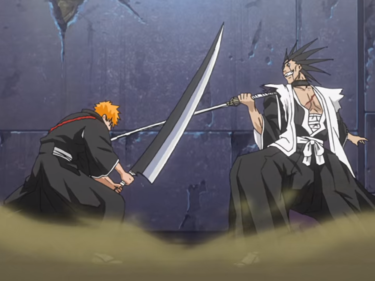 When does Ichigo fight Kenpachi in Bleach? - Quora