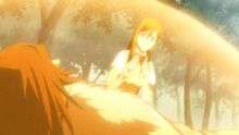 Orihime curando a Muramasa-1-