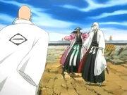 Yamamoto, dispuesto a luchar con Kyōraku y Ukitake