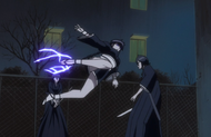 Rukia vs. Reigai of herself and Nemu.